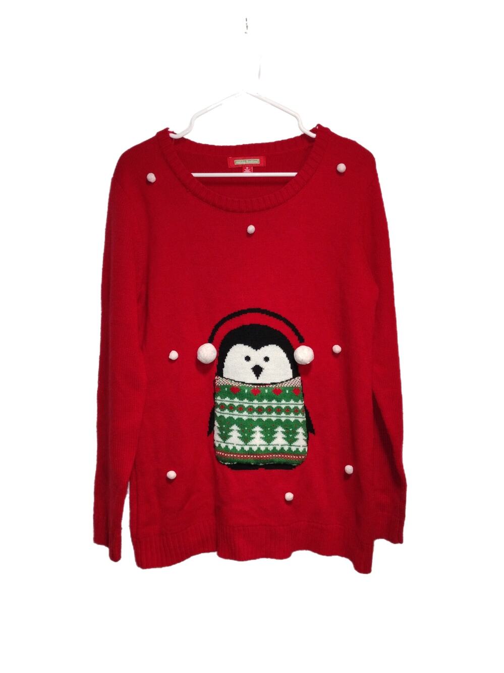 Holiday Traditions Women's Christmas Sweater Size Medium